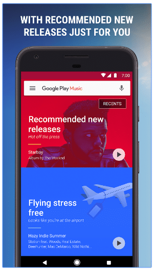 google play music new release