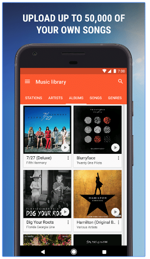 google play music upload