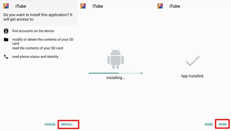 iTube for Android Download APK