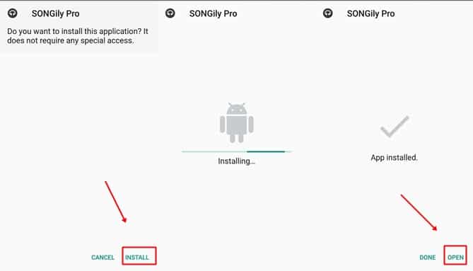 How to Install Songily App